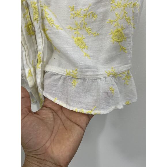 Cottagecore Coastal Boho Romantic Festival Beachy Vacation Crop Top M Coquette - Picture 6 of 15